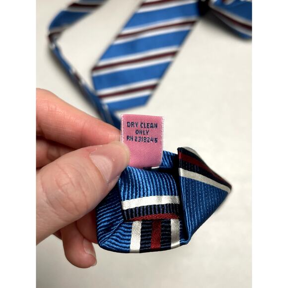 VINEYARD VINES Bundle of 2 Men's Neck Ties 100% Silk Plaid Check Multi Striped - Picture 6 of 14